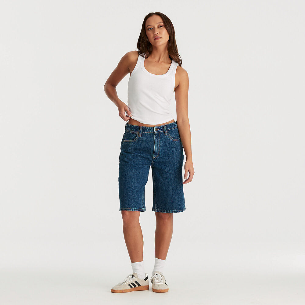 MID FARRAH BAGGY SHORT | INFINITE BLUE