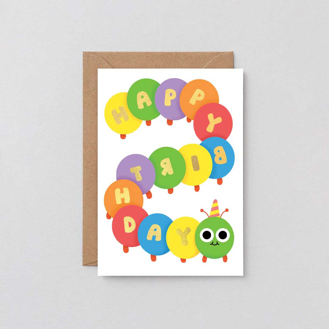 Birthday Card | Caterpillar