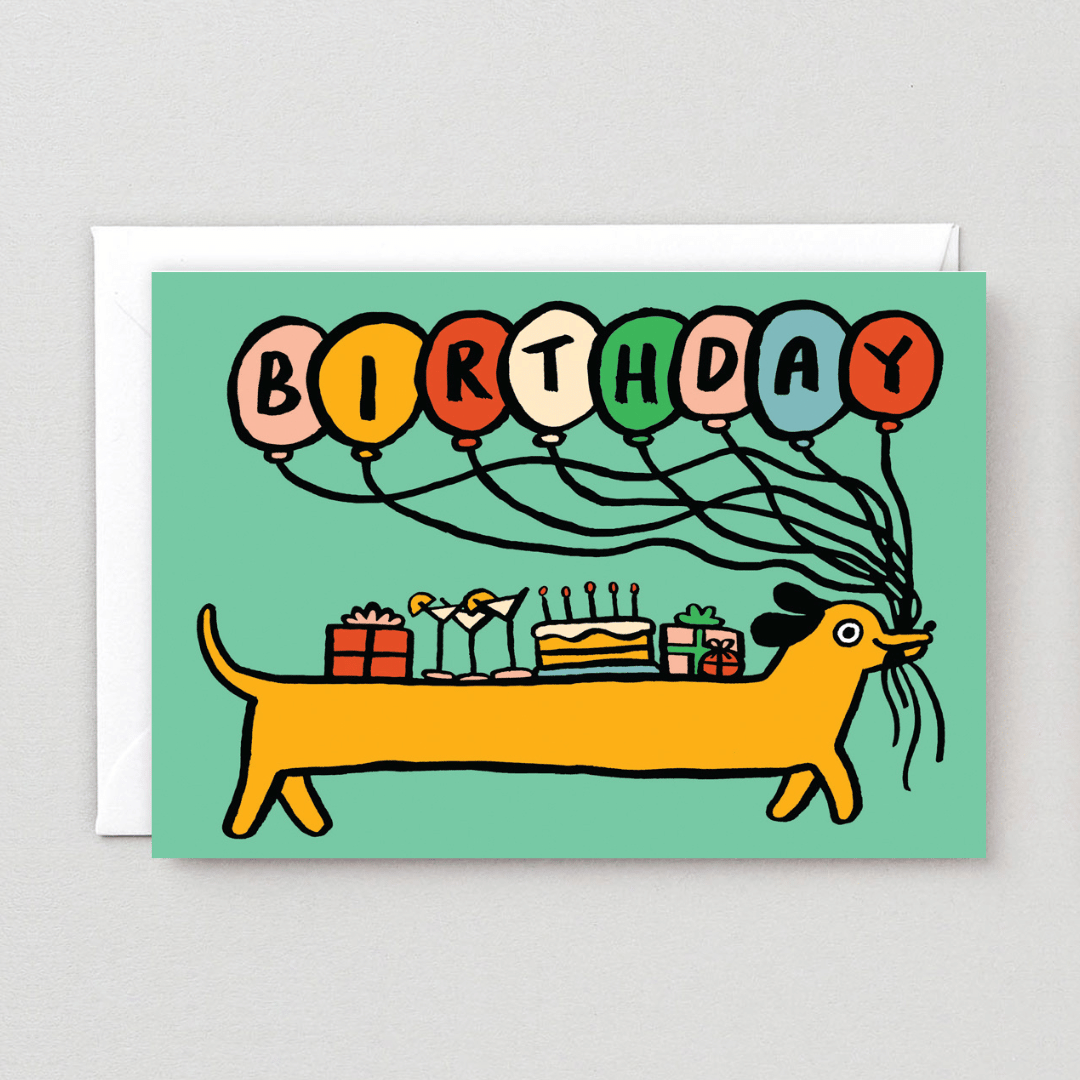BIRTHDAY CARD | BIRTHDAY SAUSAGE DOG