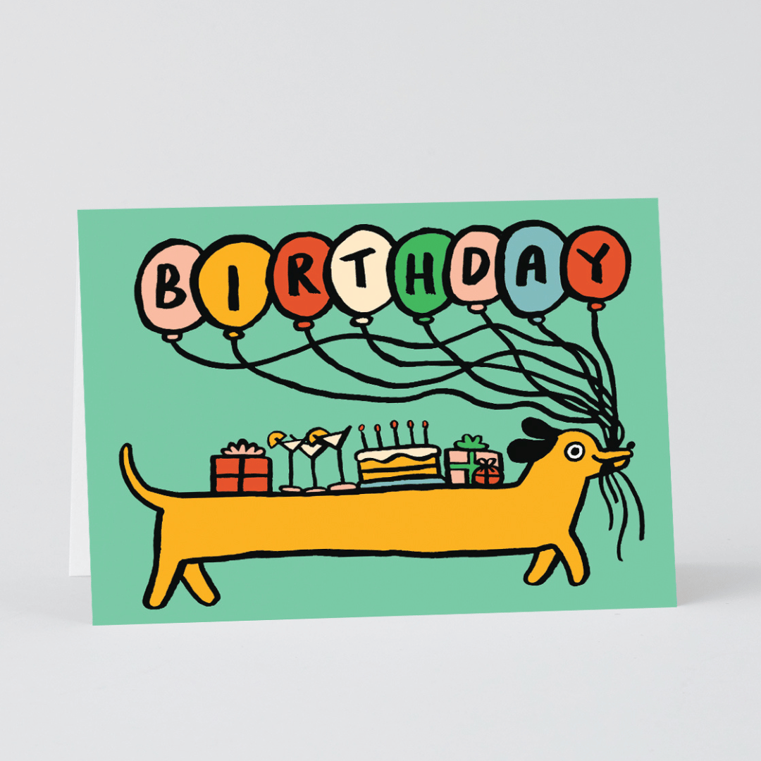 BIRTHDAY CARD | BIRTHDAY SAUSAGE DOG