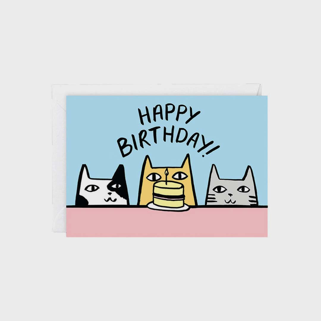 BIRTHDAY CARD | HAPPY BIRTHDAY CATS