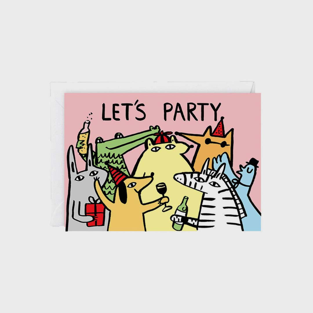 BIRTHDAY CARD | LETS PARTY