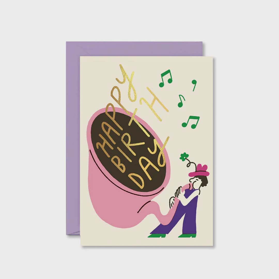 BIRTHDAY DAY CARD | HAPPY BIRTHDAY TUBA