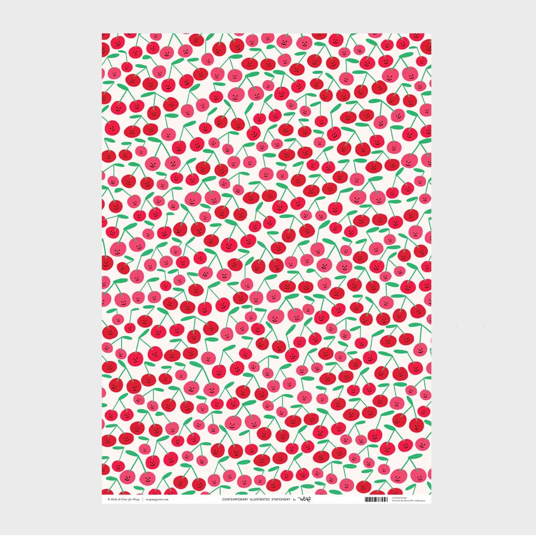 WRAPPING PAPER | CHERRIES