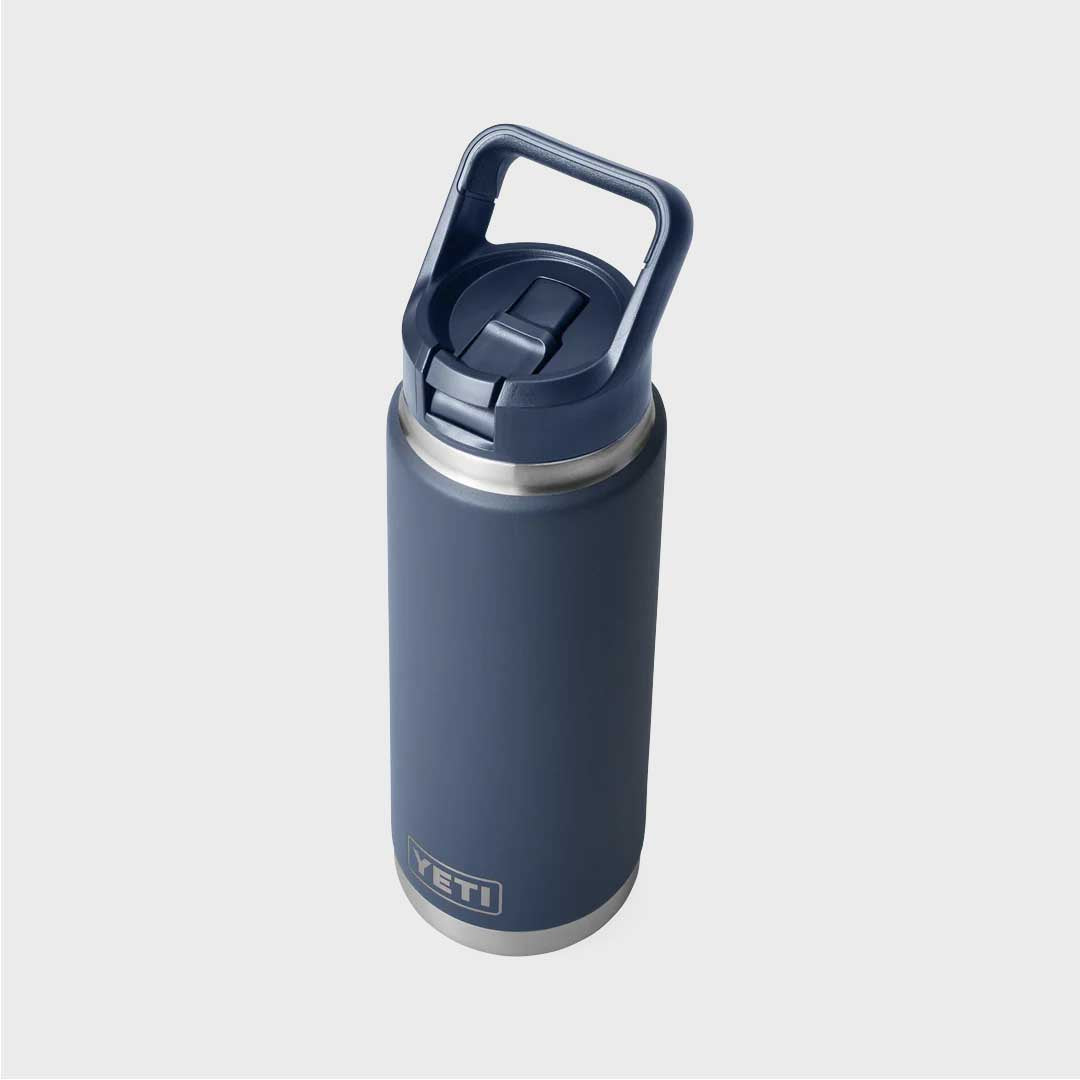 Rambler 26oz (760ml) Bottle with Straw | Navy