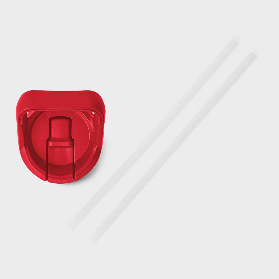 Rambler Bottle Straw Cap | Rescue Red