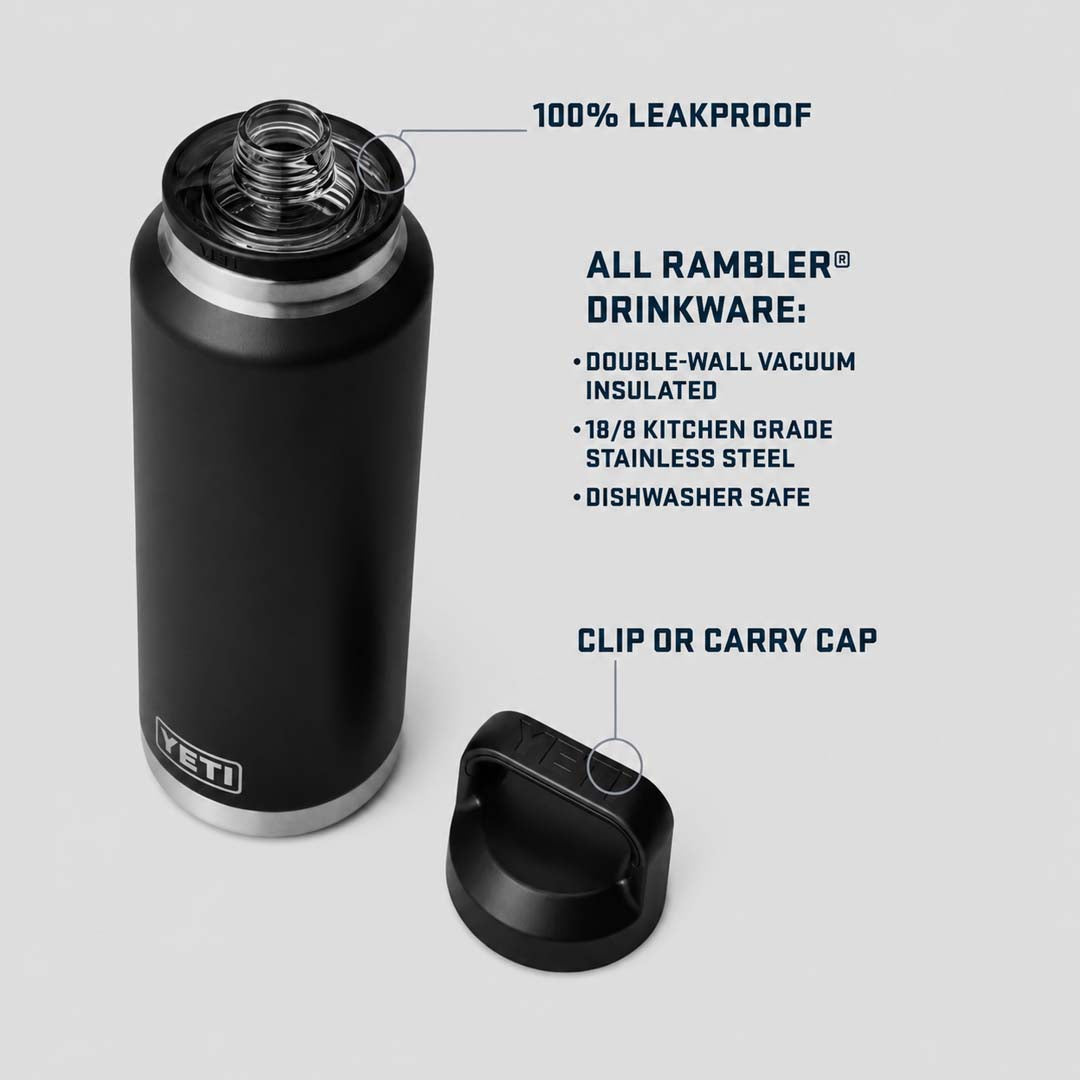 Rambler 46oz (1.4 L) Bottle with Chug Cap | Black