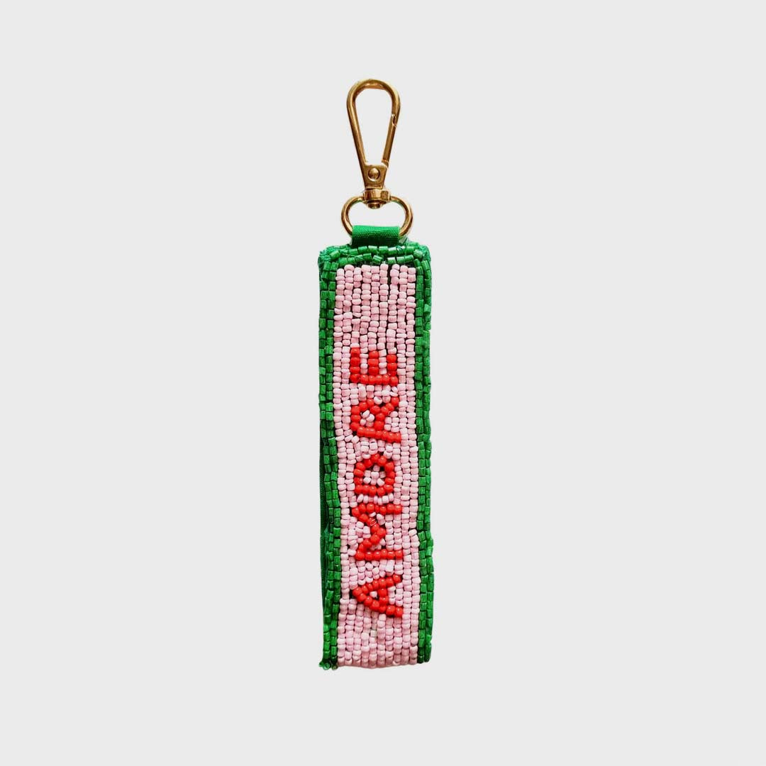 BEADED KEYCHAIN | AMORE