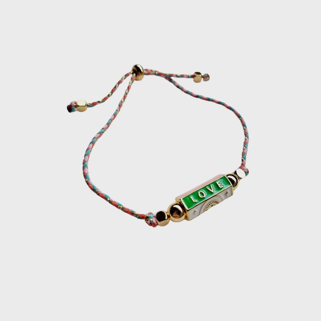 LOVE CORD BRACELET | GREEN