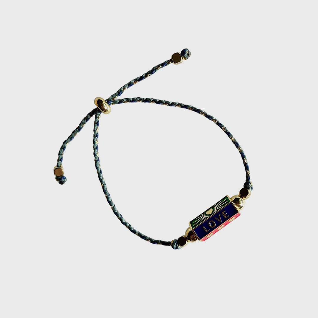 LOVE CORD BRACELET | NAVY