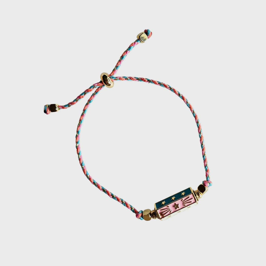 STARRY NIGHT CORD BRACELET | PINK