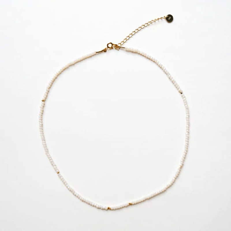 IVORY BEADS NECKLACE (N0517)