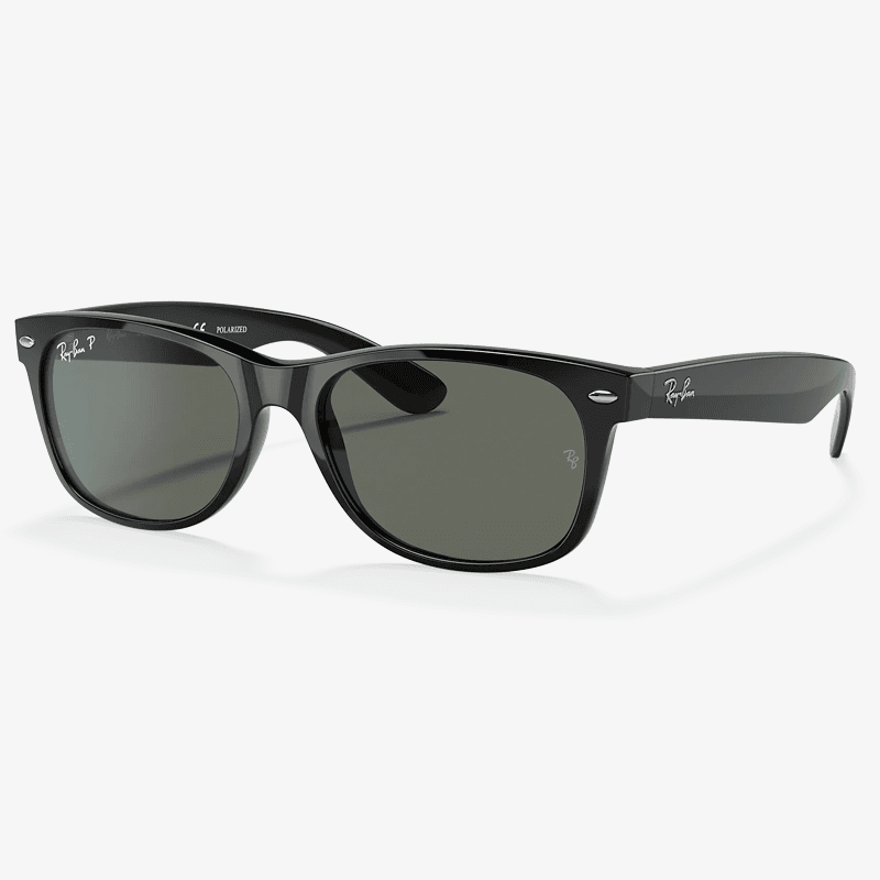 NEW WAYFARER | BLACK / POLARIZED GREEN