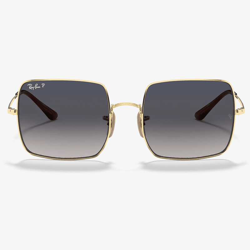 Ray-Ban RB1971 Square 1971 Classic 54 Light Brown Gradient & Gold