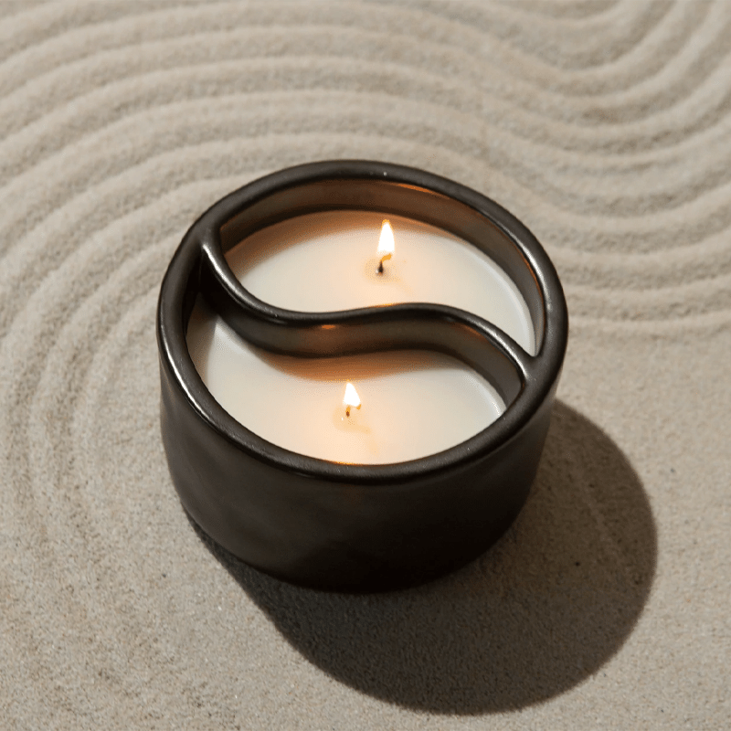 YING YANG CANDLE | PALO SANTO + CADE