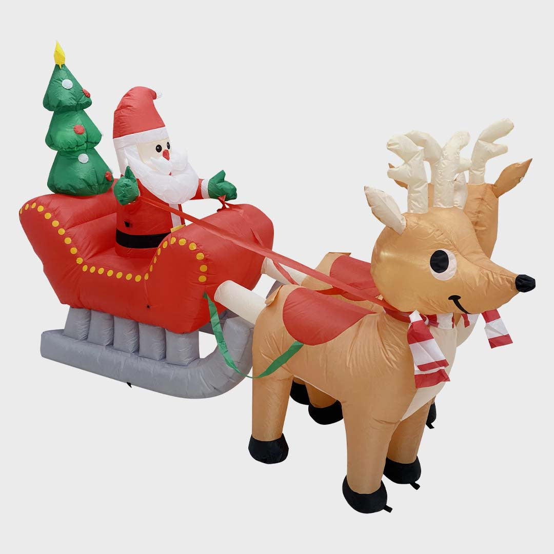 INFLATABLE SANTA SLEIGH