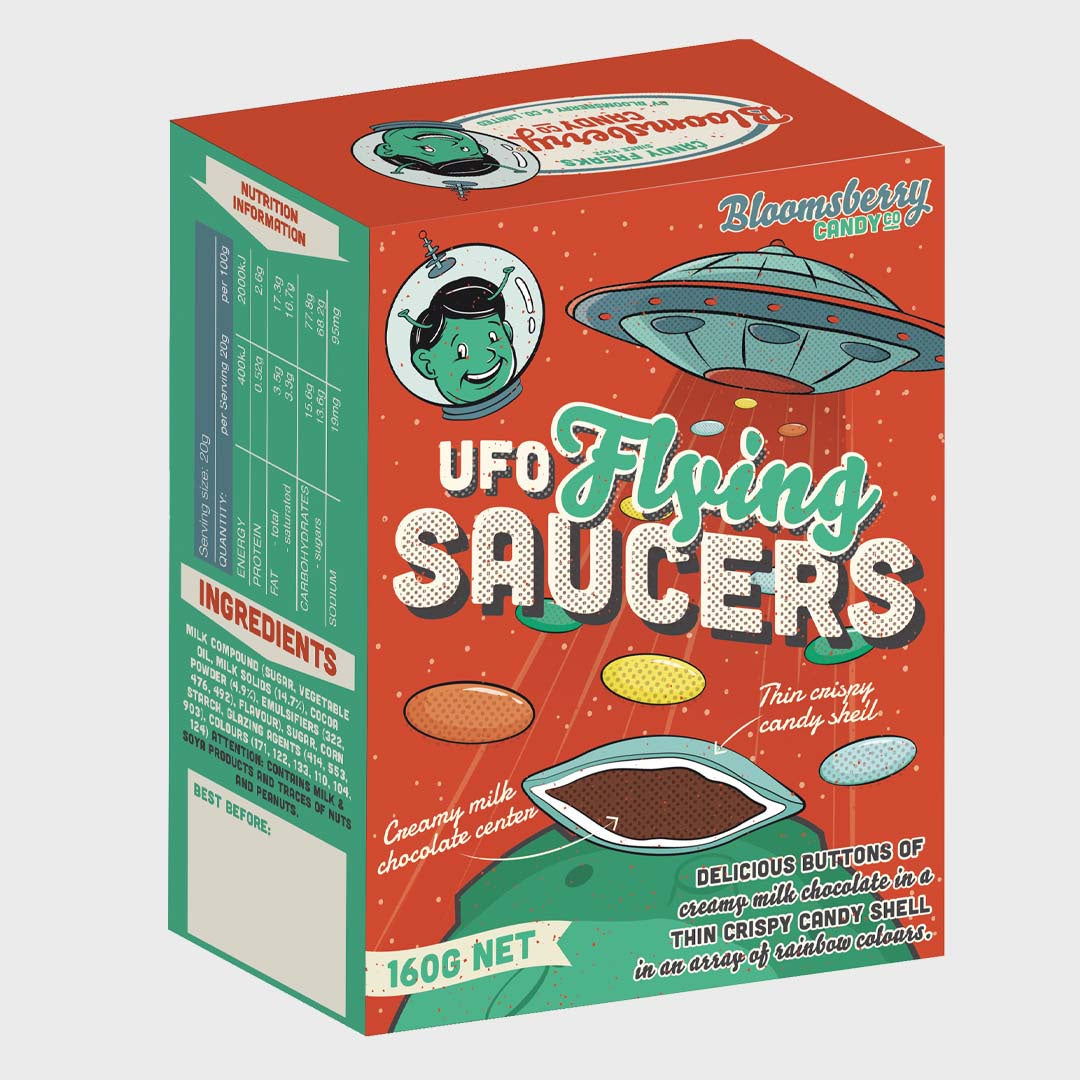 UFO FLYING SAUCER CANDY