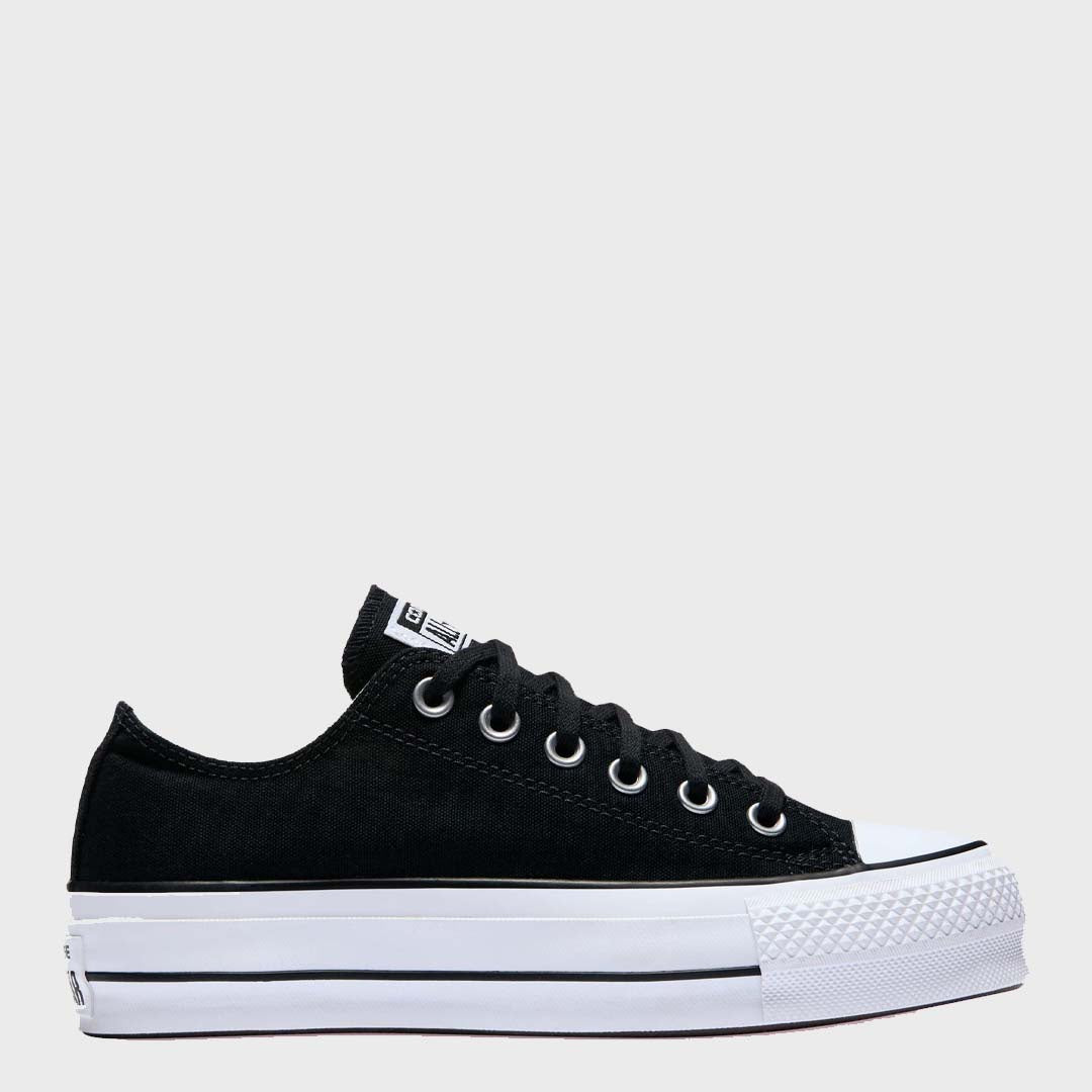ALL STAR LIFT CANVAS LOW - BLACK