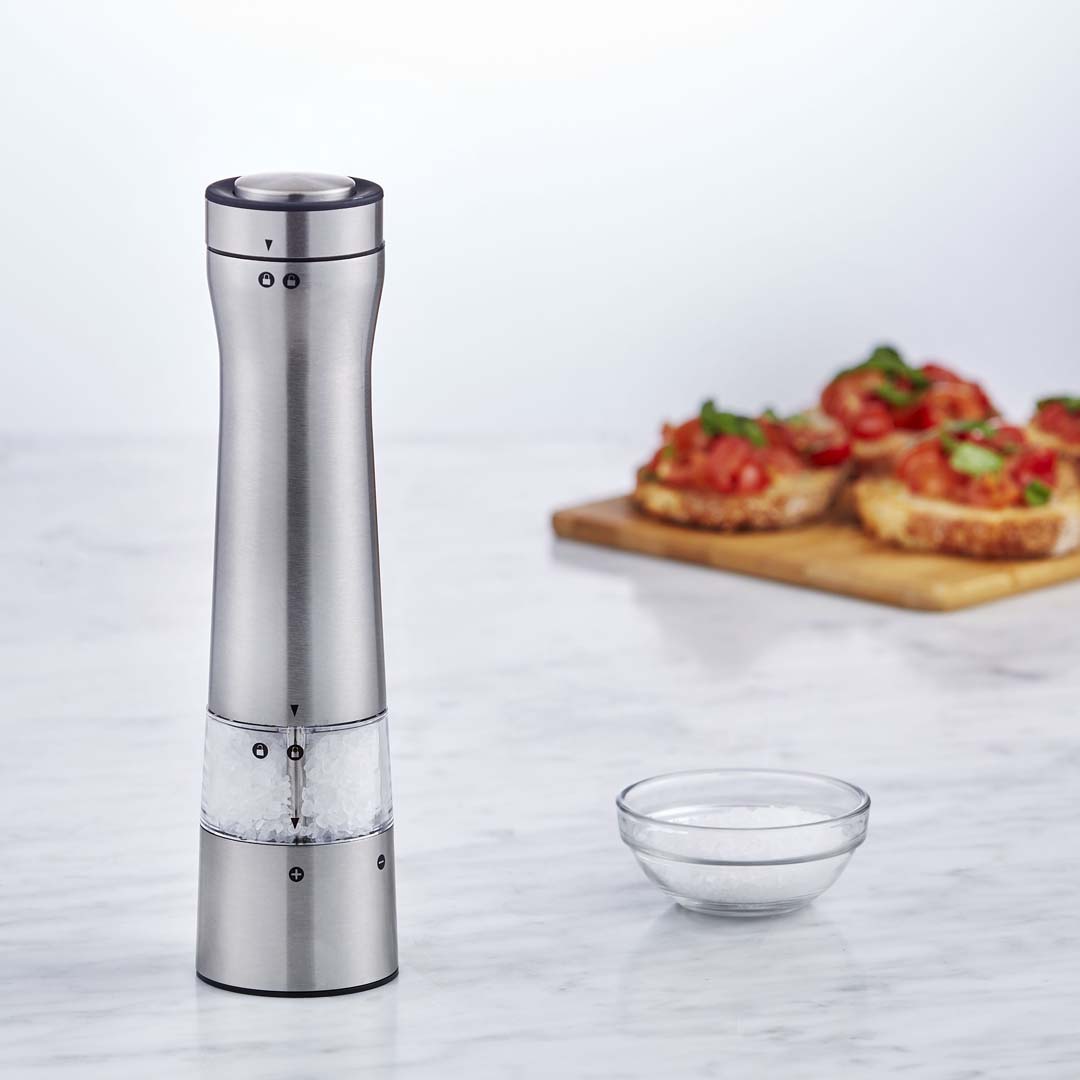 ELECTRONIC SALT/PEPPER MILL