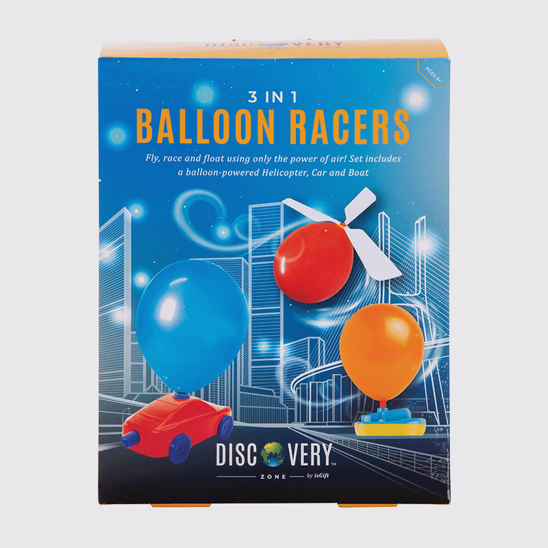3 IN 1 BALLOON RACERS