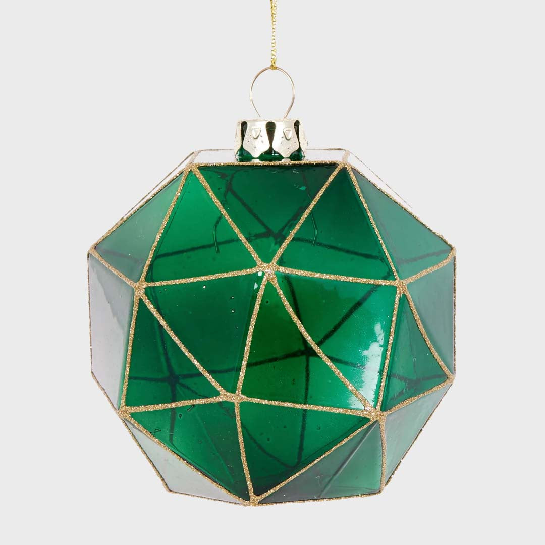 GEOMETRIC BAUBLE | EMERALD