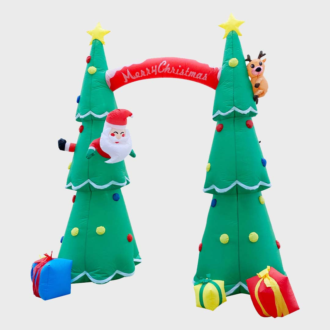 INFLATABLE XMAS TREE ARCHWAY | LIGHT UP