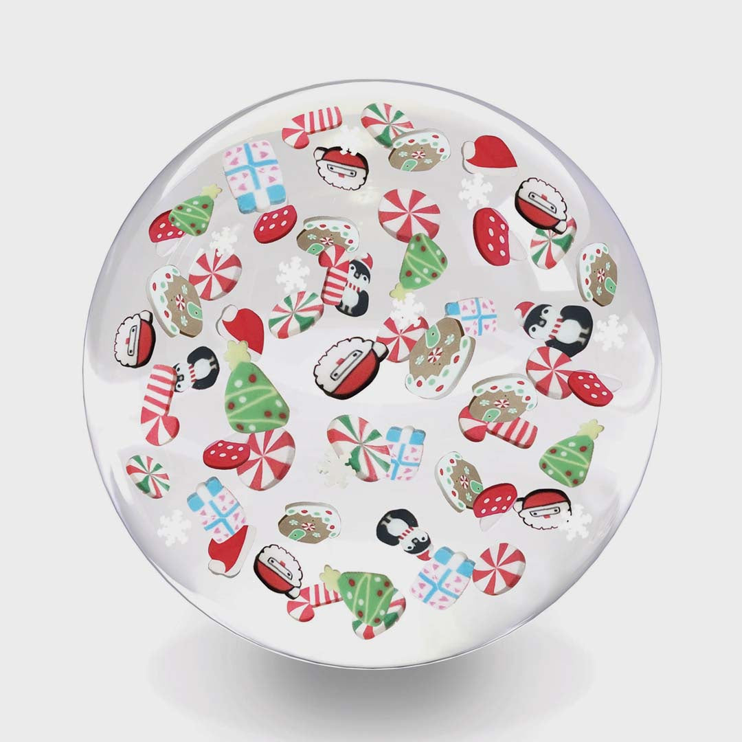 CHRISTMAS CONFETTI SQUISH A BALL | 6cm