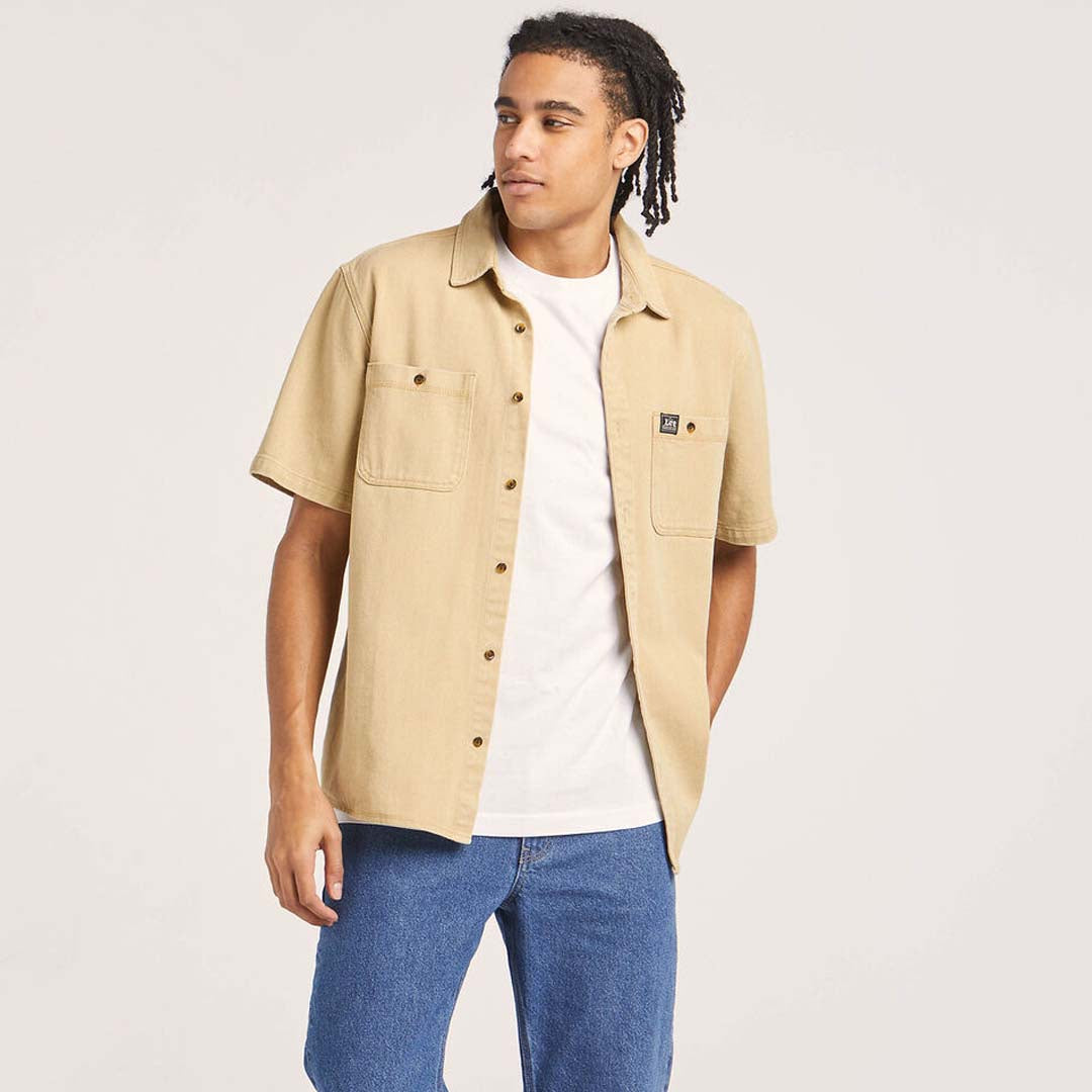 LEE WORKER SS SHIRT | UNION STONE