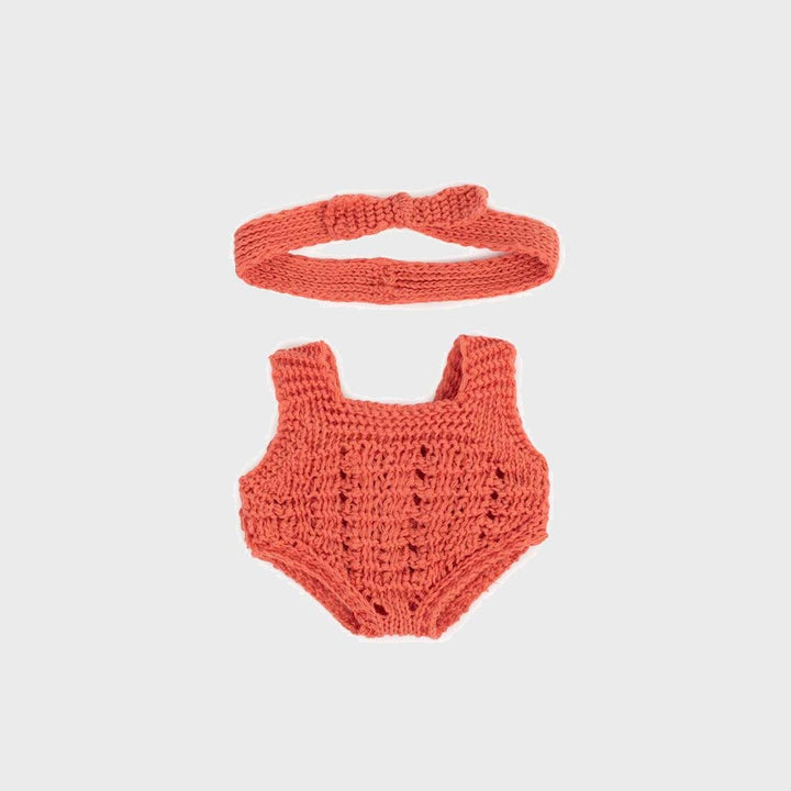 KNITTED SET ROMPERS & HAIRBAND
