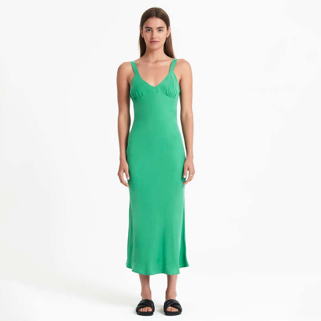 ARIANNE CUPRO SLIP DRESS