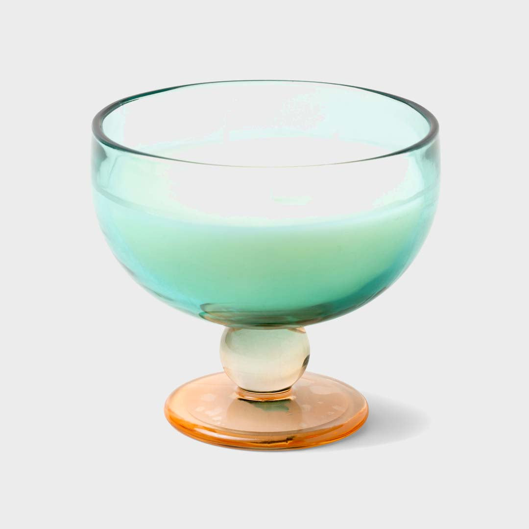 TINTED GLASS GOBLET - TOBACCO PATCHOULI