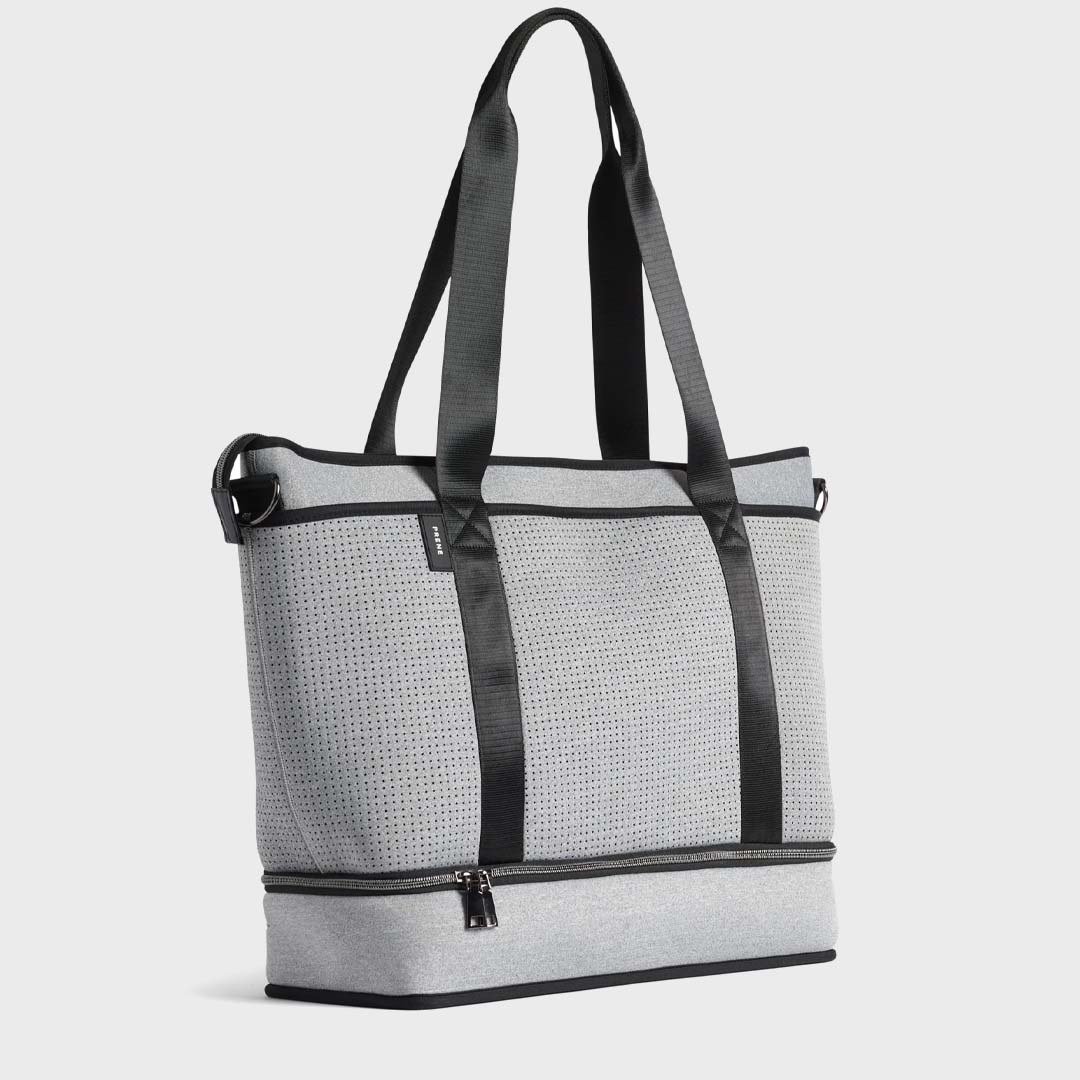 THE SATURDAY BAG - LIGHT GREY MARLE