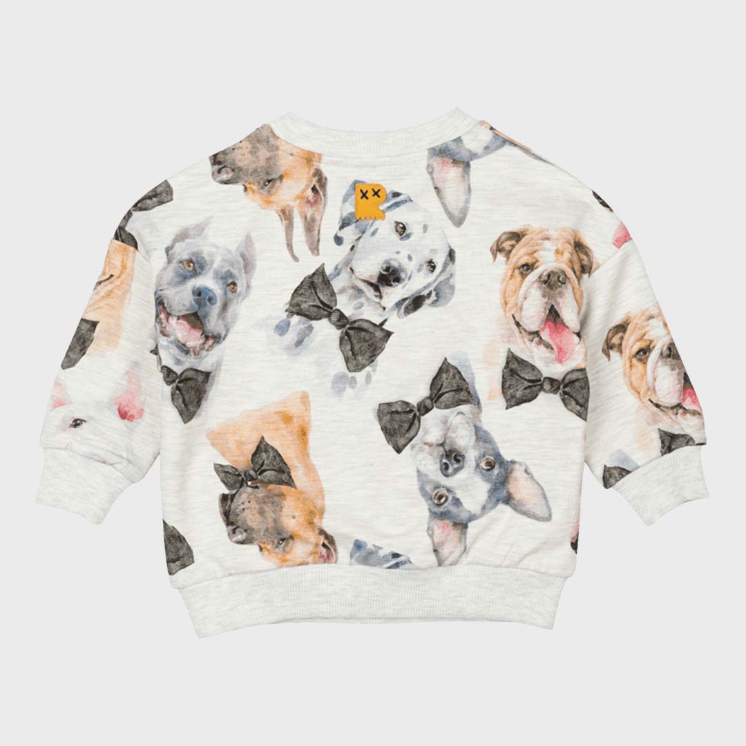 BLACK TIE PUPS SWEATSHIRT