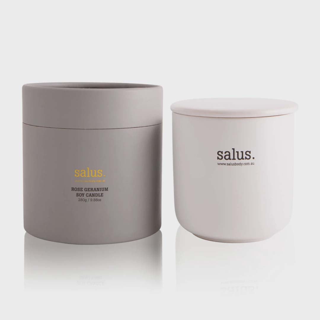 ROSE GERANIUM SOY CANDLE
