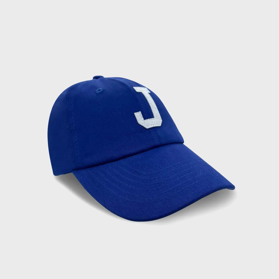 BLUE COLLEGE LETTER CAP | J