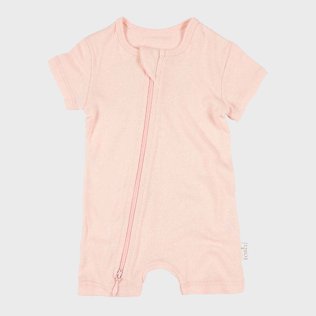 ONESIE SHORT SLEEVE - BLUSH