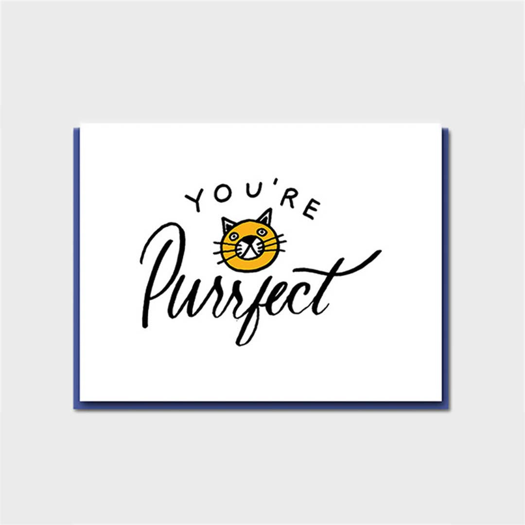 VALENTINES DAY CARD - PURRFECT